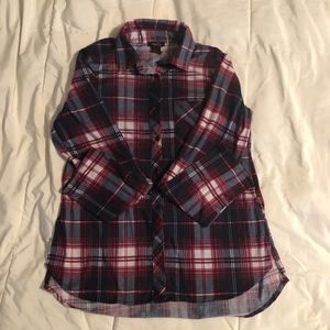 Girls Flannel shirt